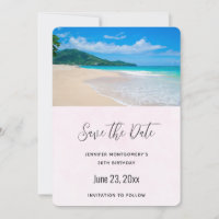Beautiful Tropical Destination Scenic Beach