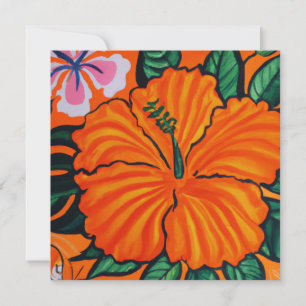 Beautiful tropical floral painting art canvas pri