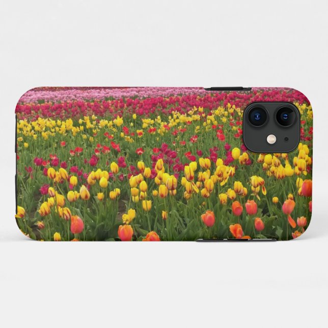 Beautiful Tulip Field, Oregon Case-Mate iPhone Case (Back (Horizontal))