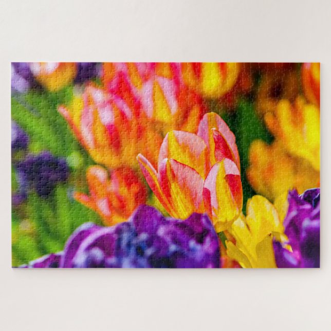 Beautiful Tulip Flowers Jigsaw Puzzle (Horizontal)