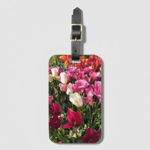 Beautiful Tulip Garden Bed, Oregon Luggage Tag