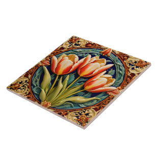 Beautiful Tulips Modern Collection Tile
