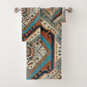 Beautiful Turkish Old Pattern Popular Collection Bath Towel Set