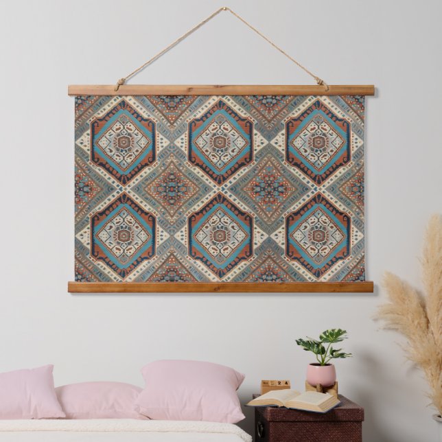 Beautiful Turkish Old Pattern Popular Collection Hanging Tapestry (Bedroom)
