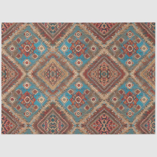 Beautiful Turkish Old Pattern Trendy Collection Tissue Paper (Front)