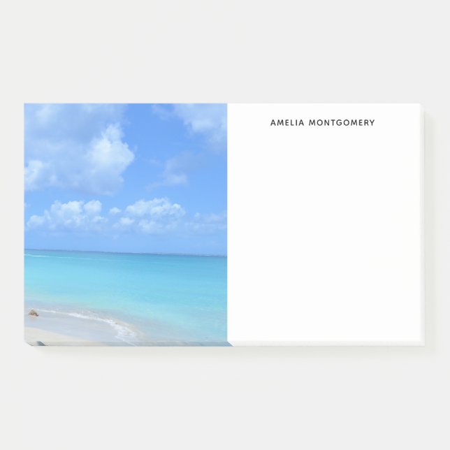Beautiful Turquoise Tropical Beach  Post-it Notes (Front)