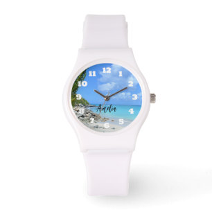 Beautiful Turquoise Tropical Beach Watch