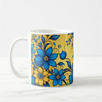 Beautiful Ukrainian Colourful Floral Pattern Art