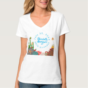 Beautiful Under the Sea Plant Fish Coral Birthday T-Shirt