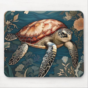 Beautiful Underwater Sea Turtle   Mouse Pad