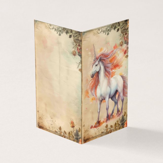 Beautiful Unicorn Card (Outside)