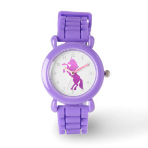 Beautiful unicorn - Choose background color Watch