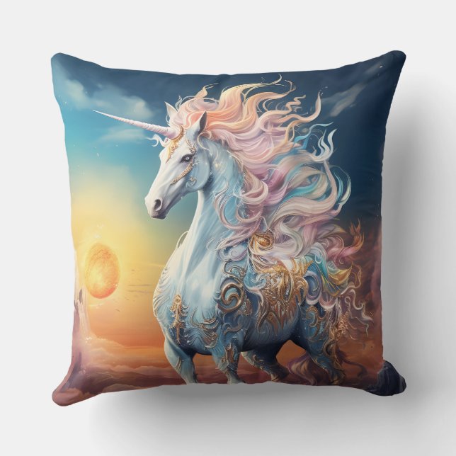Beautiful Unicorn Cushion (Back)