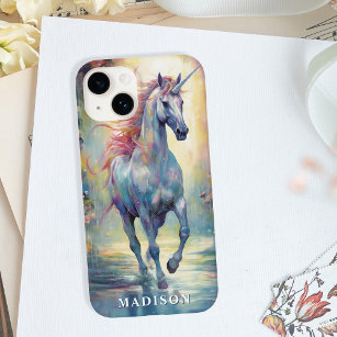 Beautiful Unicorn Custom Name Template Case-Mate iPhone 14 Case