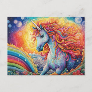 Beautiful Unicorn Postcard