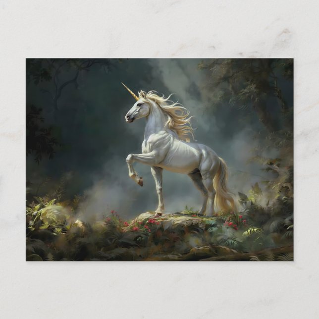 beautiful unicorn Postcard (Front)