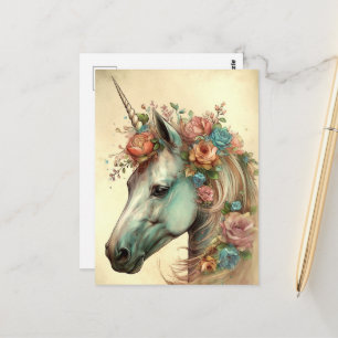 Beautiful Unicorn Postcard