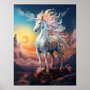 Beautiful Unicorn Poster
