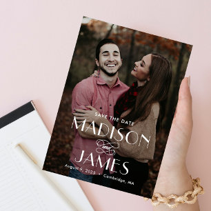 Beautiful Union Editable Colour Save The Date Card
