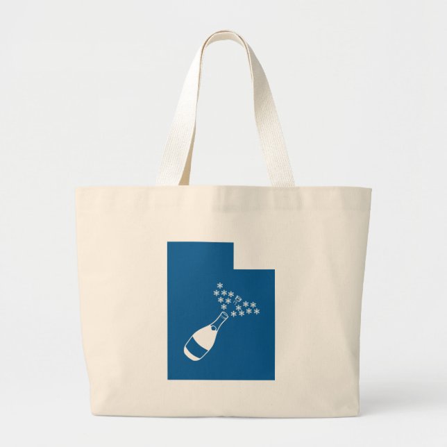 Beautiful Utah Large Tote Bag (Front)