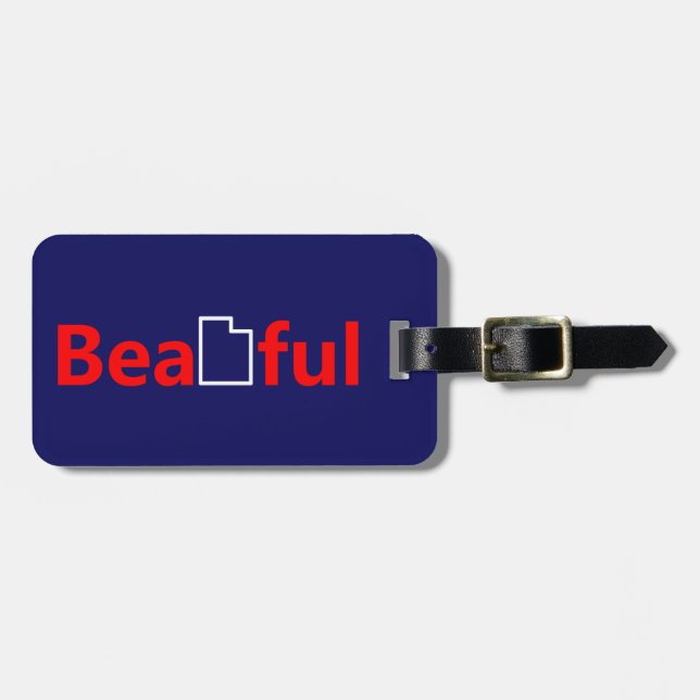 Beautiful Utah Luggage Tag (Front Horizontal)