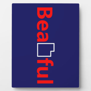 Beautiful Utah Plaque