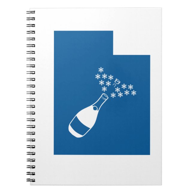Beautiful Utah Spiral Notebook (Front)