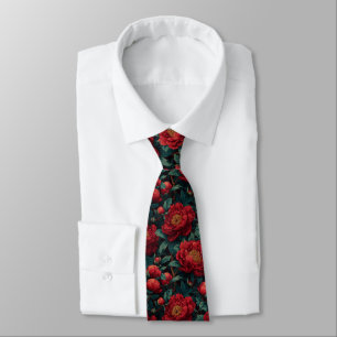 Beautiful Valentine Gifts For Men Peonies Tie