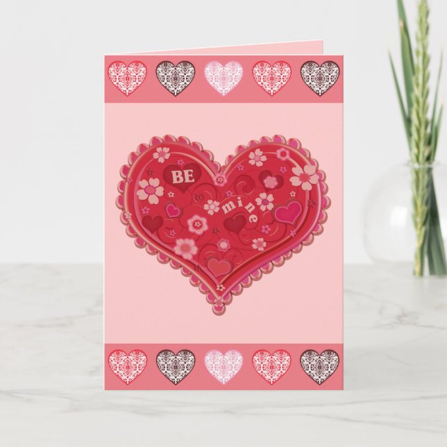 Beautiful Valentine's Day Greeting Card Custom (Front)