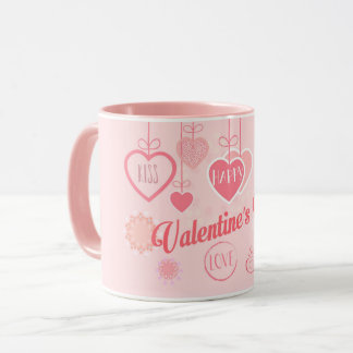 Beautiful Valentine's Day Modern design Boho Mug