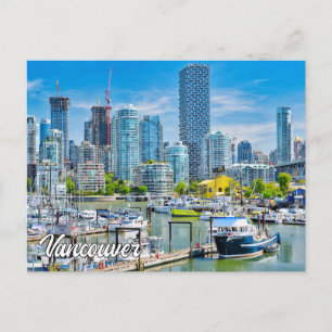 Beautiful Vancouver, British Columbia, Canada Postcard