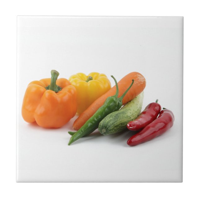 Beautiful vegetables tile (Front)