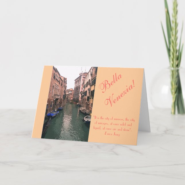 "Beautiful Venice" card (Front)