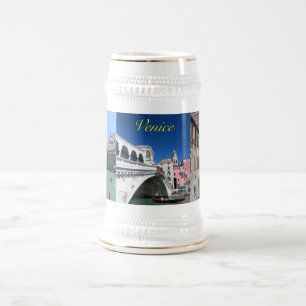 Beautiful Venice, Rialto Bridge Beer Stein