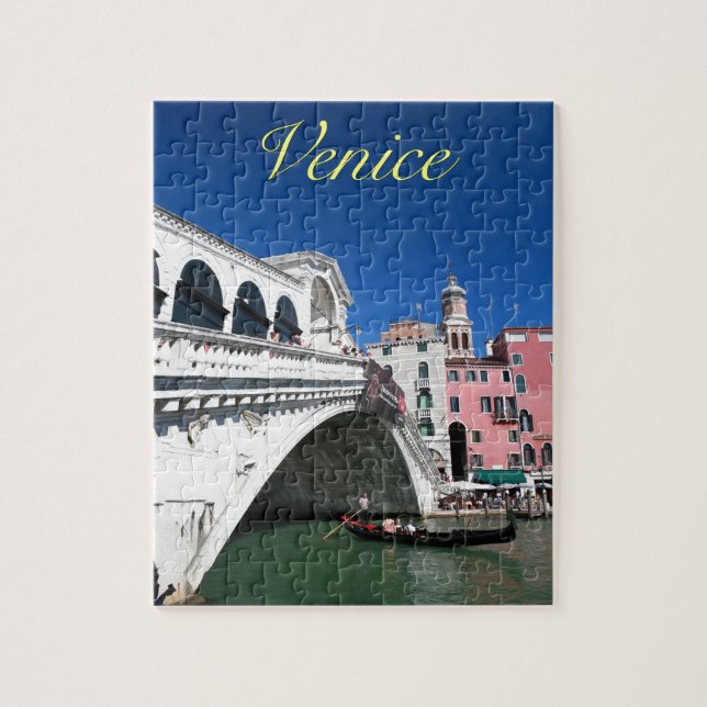Beautiful Venice, Rialto Bridge Jigsaw Puzzle (Vertical)