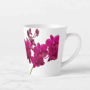 Beautiful Vibrant Floral Print Latte Mug