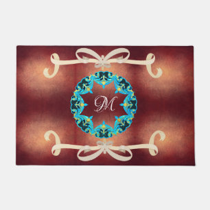 Beautiful Victorian Bow Tie with Monogram Doormat
