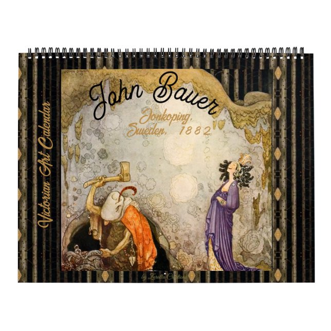 Beautiful Victorian John Bauer Illustrations Calendar (Cover)