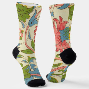 Beautiful Victorian pattern modern retro rustic Socks