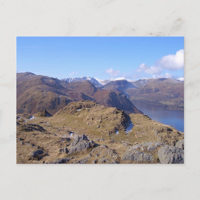 Beautiful view from Hallin Fell Cumbria Postcard (Front)