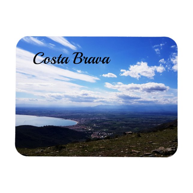 Beautiful view of Costa Brava, Spain Magnet (Horizontal)