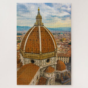 Beautiful view of the cathedral, Florence, Italy Jigsaw Puzzle