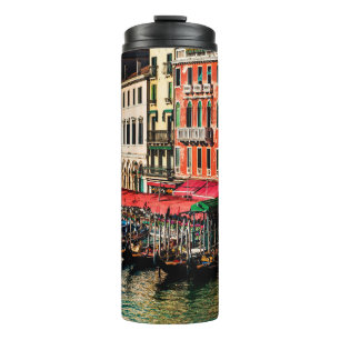Beautiful view of water street and old buildings i thermal tumbler