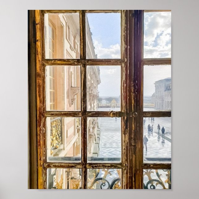 Beautiful Views of Versailles France European City Poster (Front)