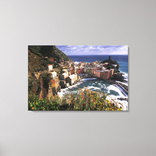 Beautiful Village of Vernazza in the Cinque Canvas Print