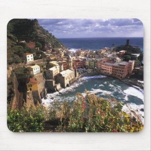 Beautiful Village of Vernazza in the Cinque Mouse Pad