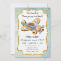 Beautiful Vintage Aeroplane Boy Toy Birthday