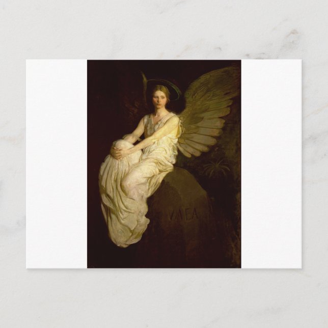 Beautiful Vintage Angel - Abbott Handerson Thayer Postcard (Front)