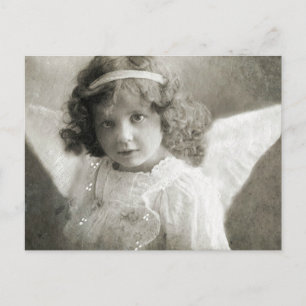 Beautiful Vintage Angel Girl Postcard