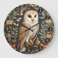 Beautiful Vintage Barn Owl William Morris Inspired